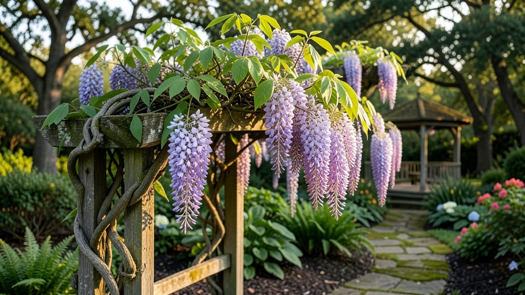 Wisteria in Japanese Gardens: Traditional Uses and Pruning Secrets