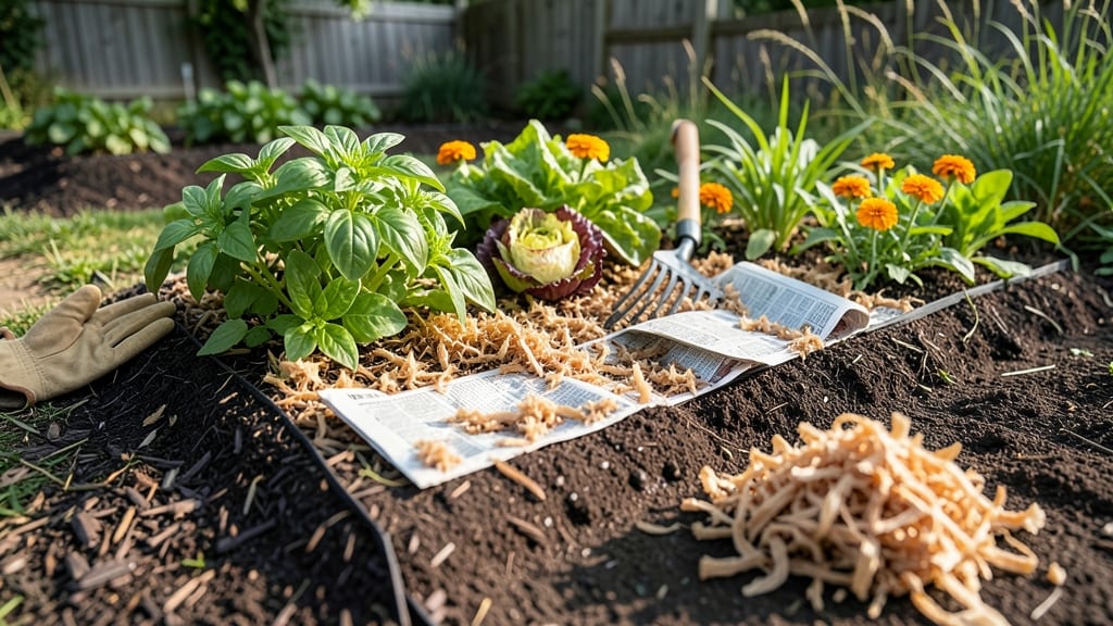 Shredded Newspaper in Garden: Soil Benefits, Risks, and Safe Alternatives