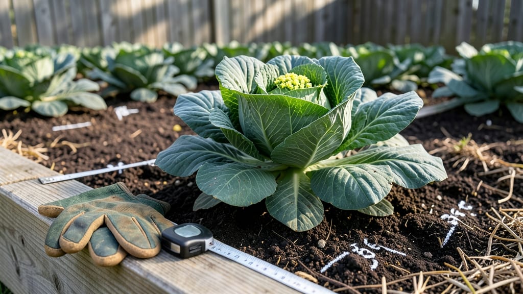 Cabbage Garden Spacing: Foot-by-Foot Layout for Bushel-Size Heads