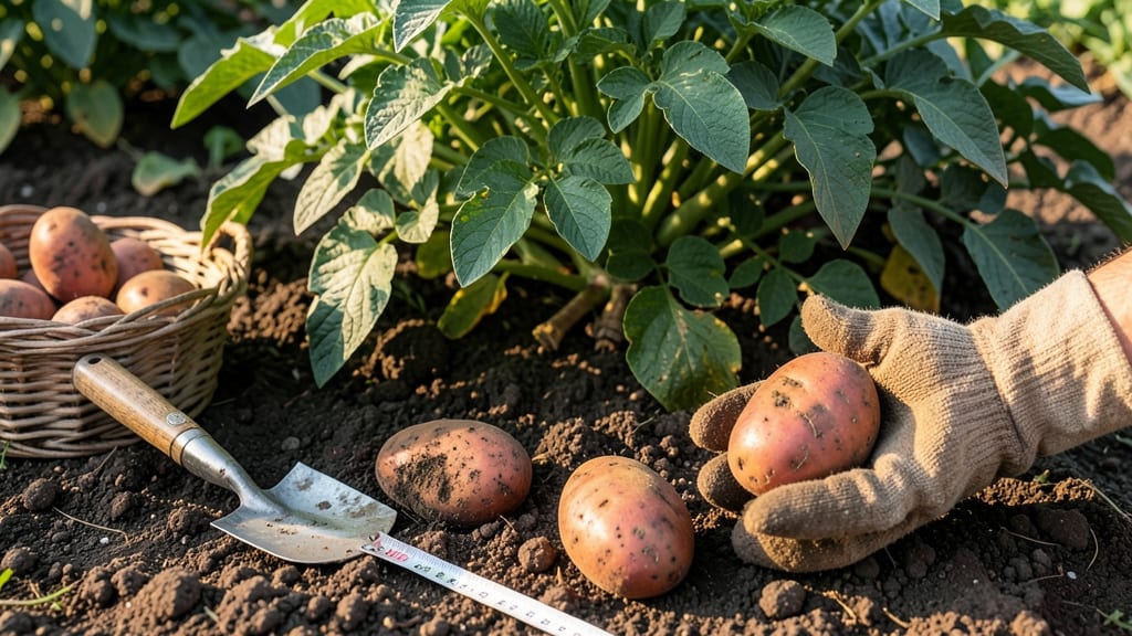 When to Harvest Potatoes From Garden: Blossom End Test & Soil Check Method