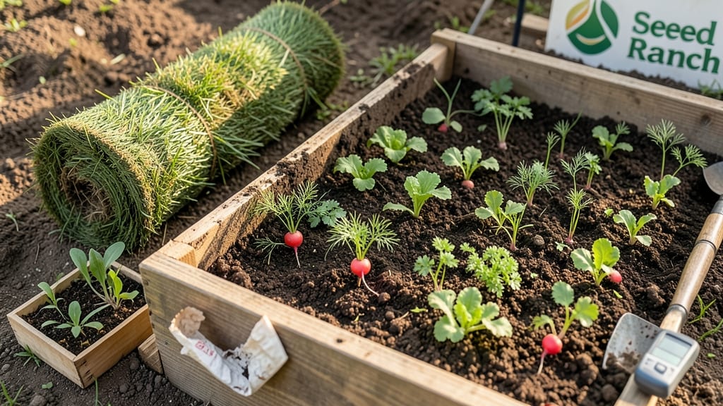 Evaluate The Sod Company Seed Ranch on Veggie Garden Soil: Soil Suitability and Plant Growth Truths
