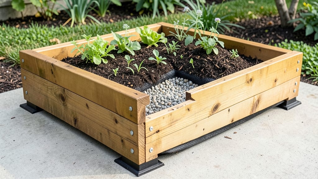 Can You Put a Raised Garden Bed on Concrete: Weight Limits and Stability Solutions
