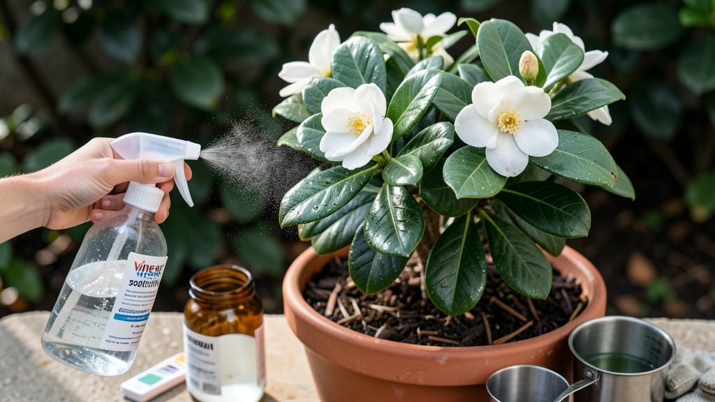 Vinegar for Gardenias: How It Revives Yellow Leaves and Prevents Fungal Issues