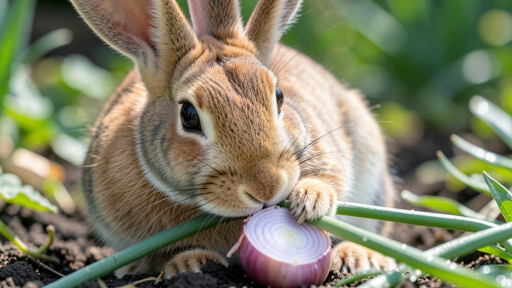 Do Rabbits Eat Onions in Gardens: Toxicity Risks and Safe Alternatives for Your Yard