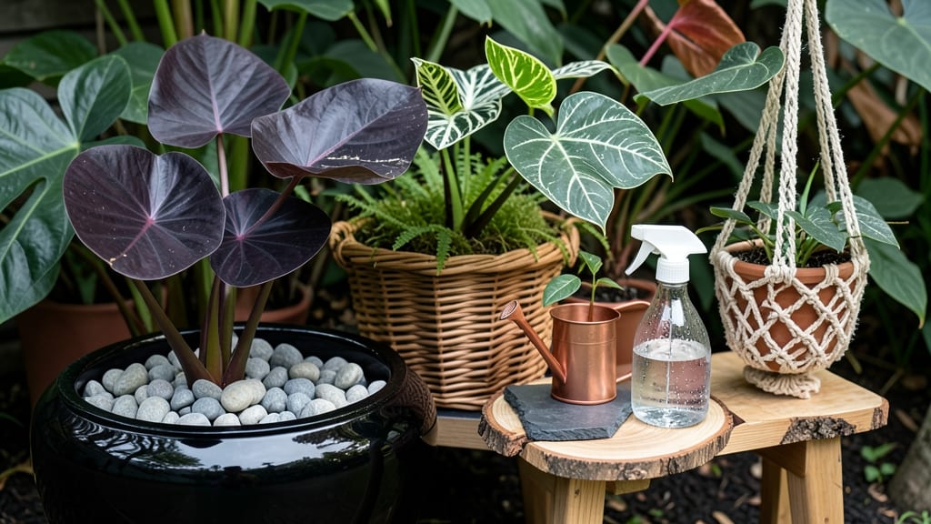 Alocasia Garden Ideas: Bold Statement Plants for Dramatic Foliage Focal Points