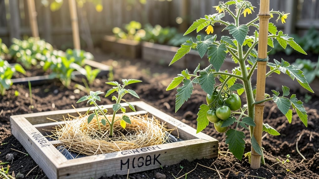 Tomato Spacing in Square Foot Gardens: Exact Inches and Yield per Square Foot