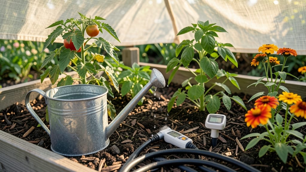 When to Water Garden in Summer: Morning Drops Prevent Wilting and Soil Loss