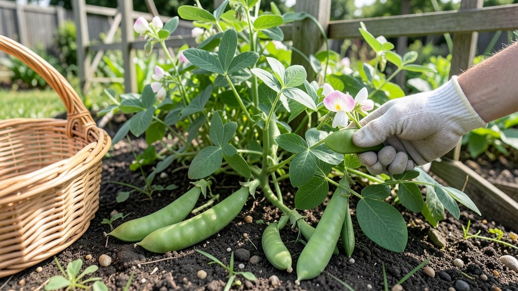 When to Pick Peas From Your Garden: Snap Pods at 2-3 Inches for Sweetest Flavor