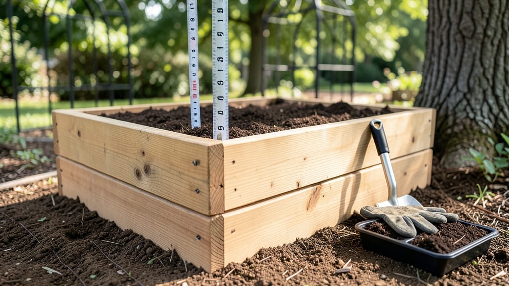 Raised Garden Bed Height: 4 Key Factors for Root Space & Drainage