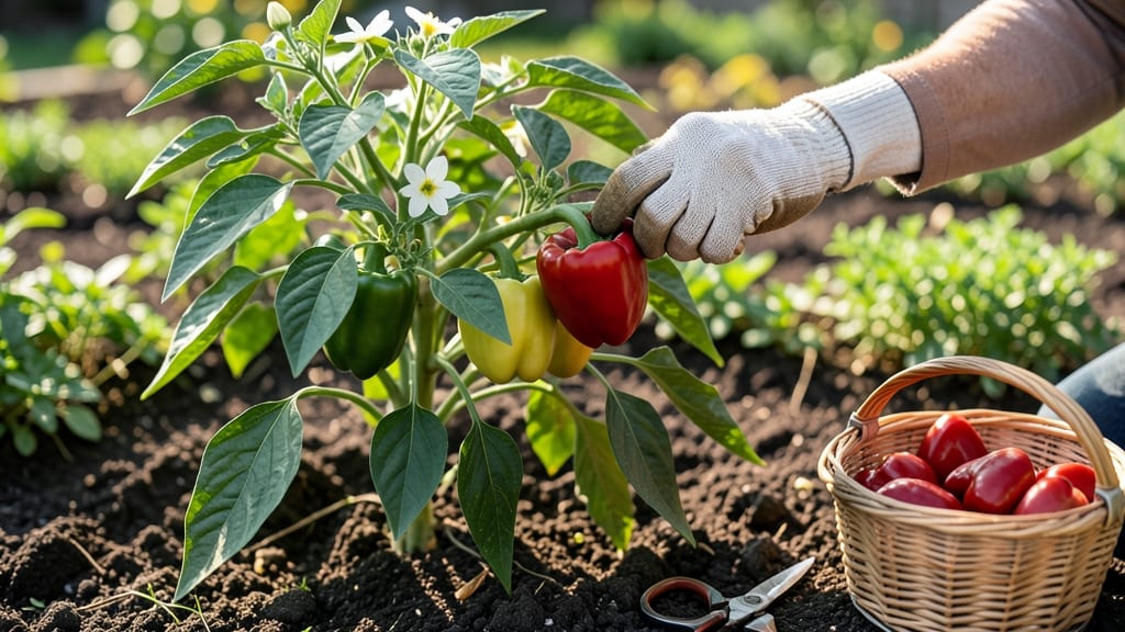 When to Pick Bell Peppers From Garden: 3 Visual Cues for Peak Flavor