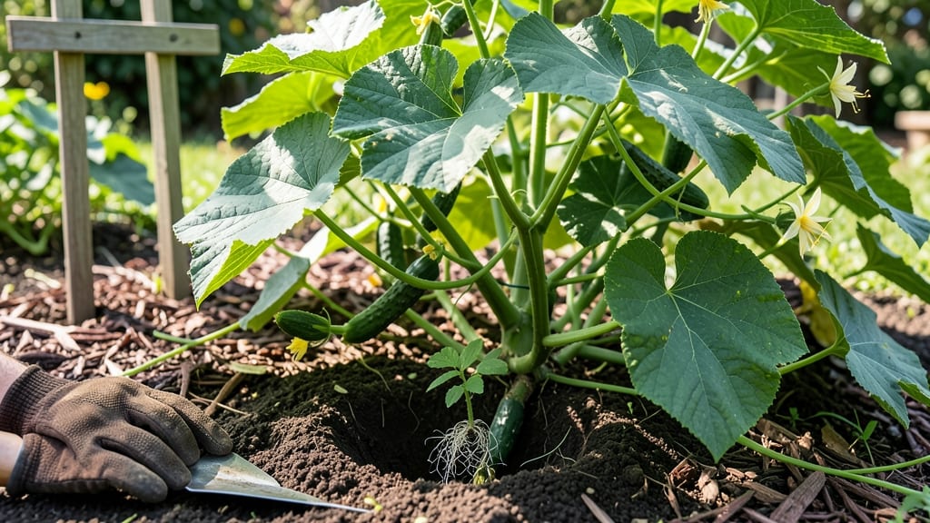 How to Plant Cucumbers in a Garden: Spacing, Trellis Tricks for Bigger Harvests