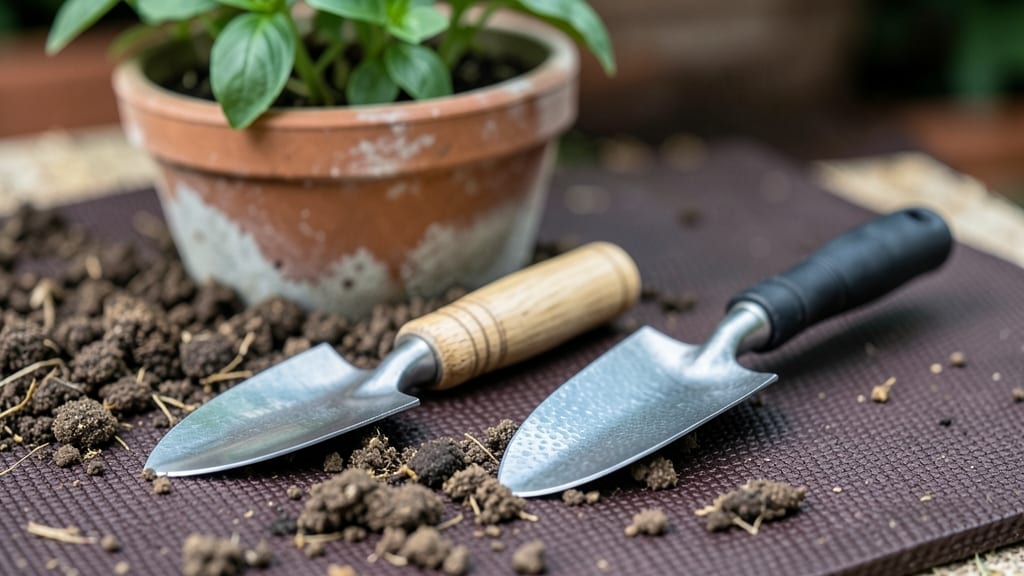 Small Shovel for Gardening Name: Trowel vs Hand Fork vs Transplanter Differences