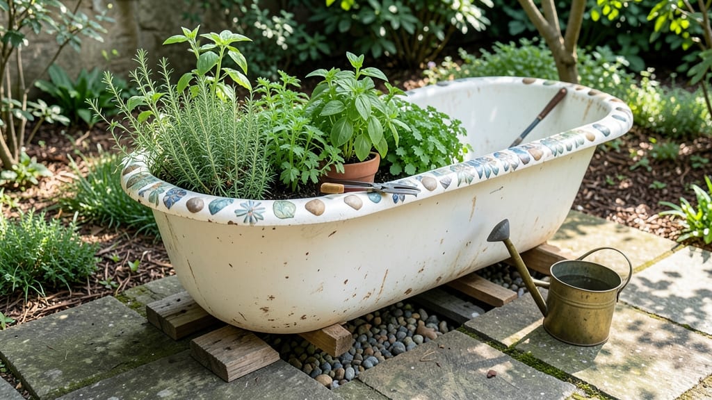 Old Bathtub Garden Ideas: Repurposed Planter Hacks for Small Spaces