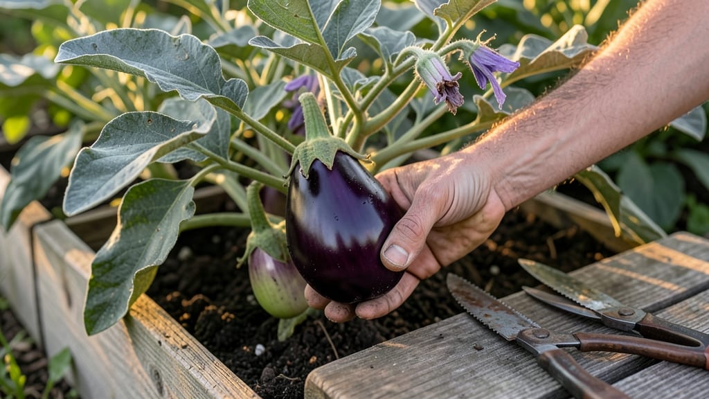 When to Pick Eggplant in Garden: 3 Tactile Tests for Perfect Ripeness