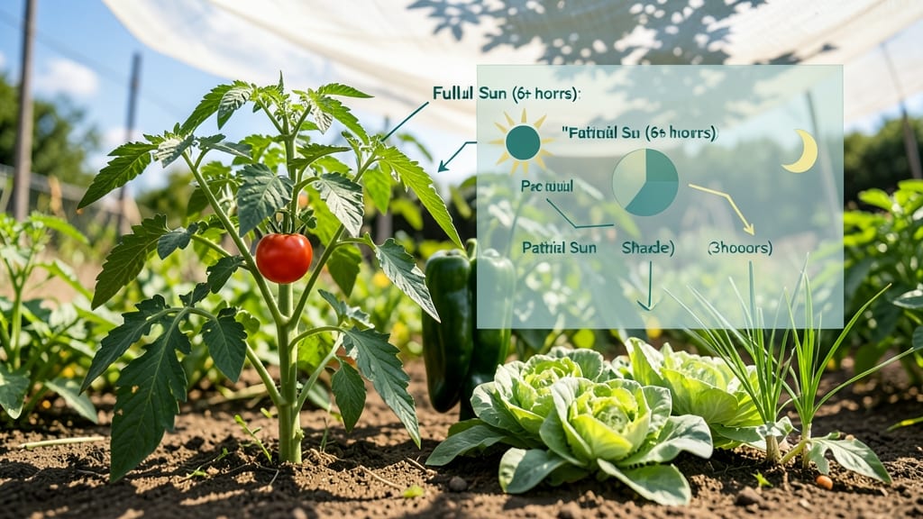 How Much Sun Does a Vegetable Garden Need: Light Requirements by Crop Type